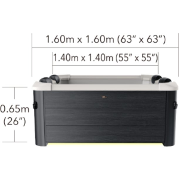 MSpa Oslo Udespa 4 personer med WiFi og hydromassage